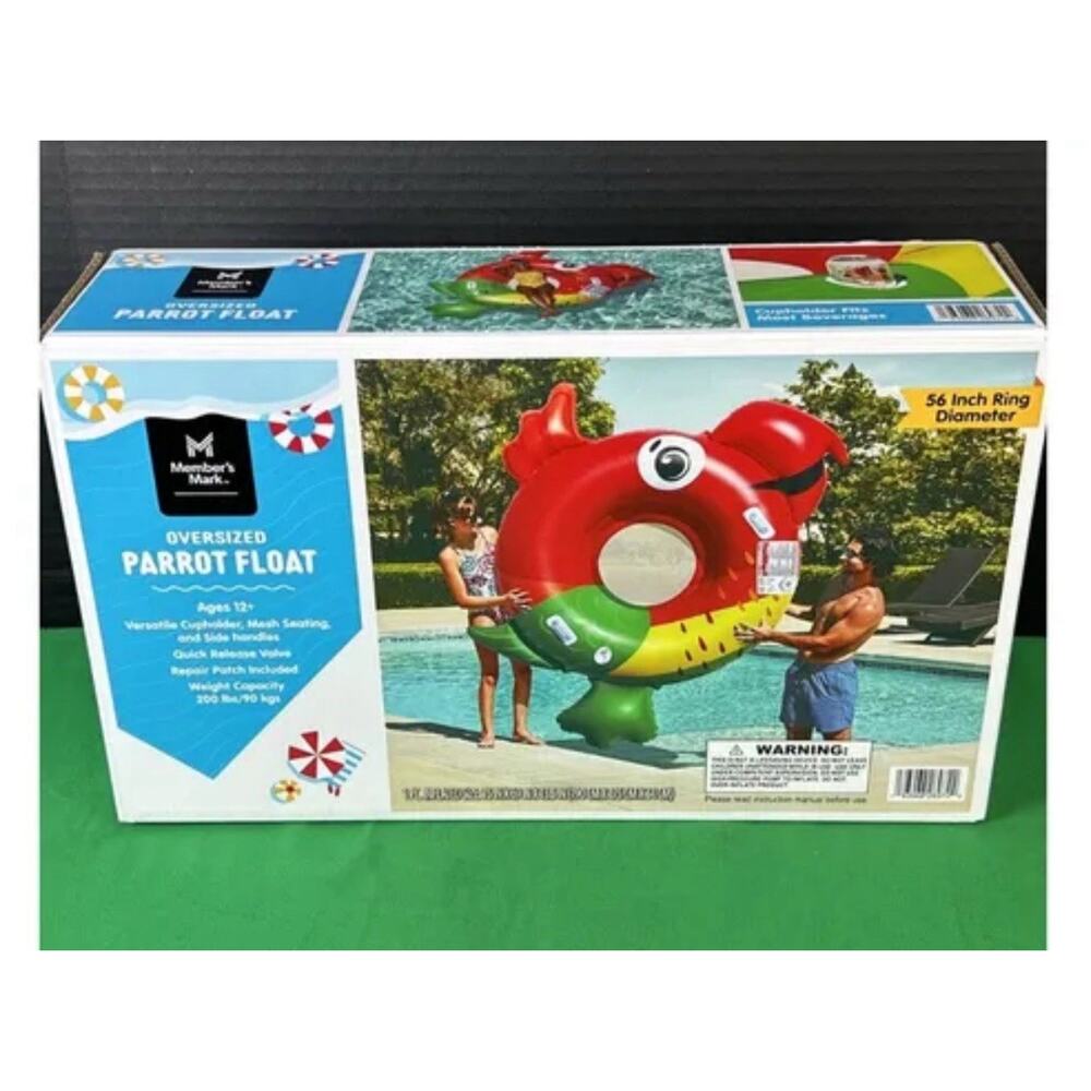 Member's Mark Fun Oversized Pool Float, Mesh Seating, 56" Diameter